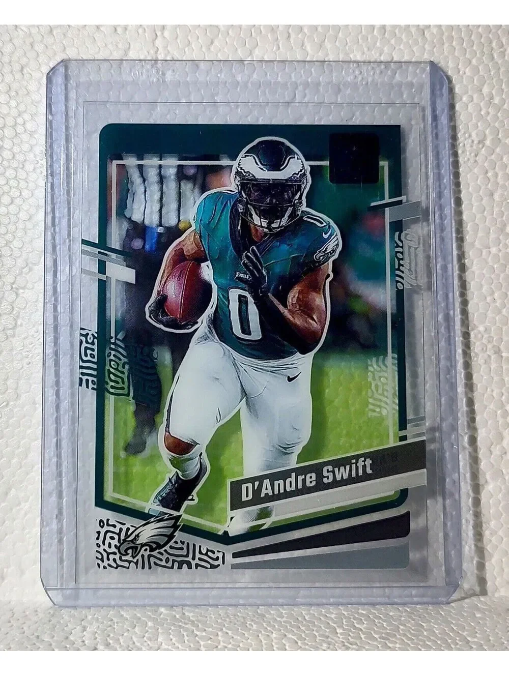 D’Andre Swift 2023 Panini Clearly Donruss NFL #39 Card Eagles